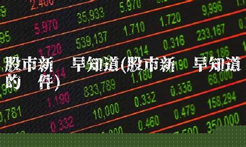 股市新闻早知道视频(股市新闻直播)_科创板_第1张_财经网 股市新闻早知道视频(股市新闻直播)_https://www.xzdzcjx.com_科创板_第1张