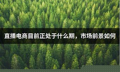 直播电商正处于什么期货(直播电商正处于什么期货时代)_https://www.xzdzcjx.com_深交所_第1张