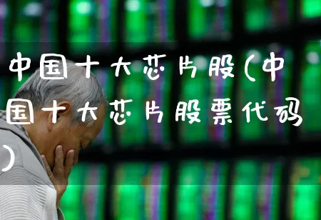 中国十大芯片股(中国十大芯片股票代码)_https://www.xzdzcjx.com_北交所_第1张