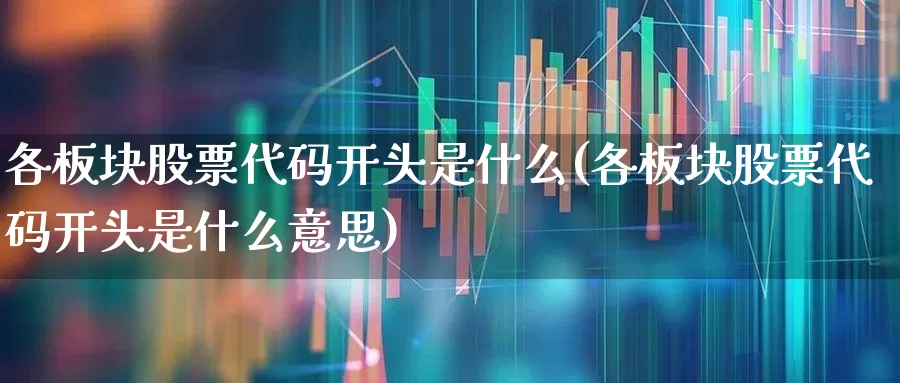 各板块股票代码开头是什么(各板块股票代码开头是什么意思)_https://www.xzdzcjx.com_北交所_第1张