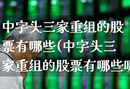 中字头三家重组的股票有哪些(中字头三家重组的股票有哪些呢)_https://www.xzdzcjx.com_创业板_第1张