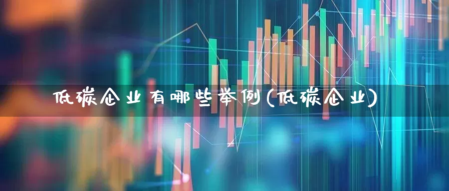 低碳企业有哪些举例(低碳企业)_https://www.xzdzcjx.com_北交所_第1张