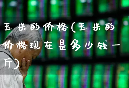 玉米的价格(玉米的价格现在是多少钱一斤)_https://www.xzdzcjx.com_深交所_第1张
