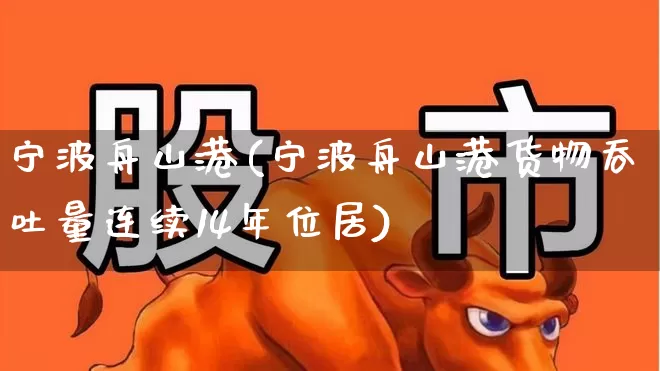 宁波舟山港(宁波舟山港货物吞吐量连续14年位居)_https://www.xzdzcjx.com_科创板_第1张