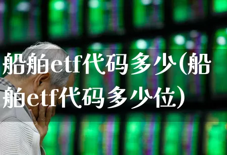 船舶etf代码多少(船舶etf代码多少位)_https://www.xzdzcjx.com_科创板_第1张
