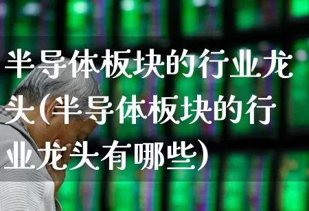 半导体板块的行业龙头(半导体板块的行业龙头有哪些)_https://www.xzdzcjx.com_深交所_第1张