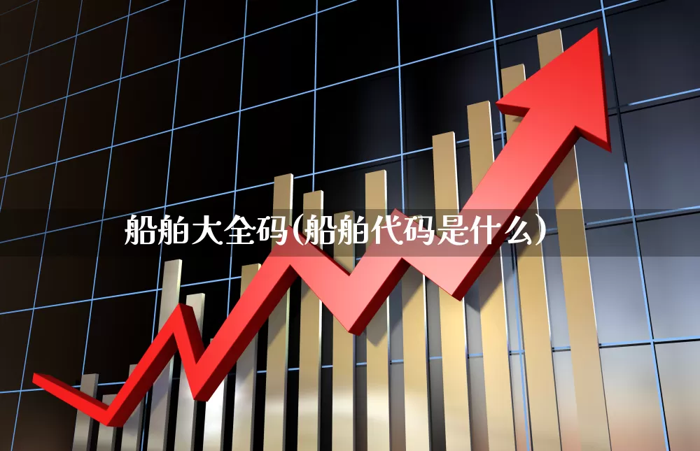 船舶大全码(船舶代码是什么)_https://www.xzdzcjx.com_创业板_第1张