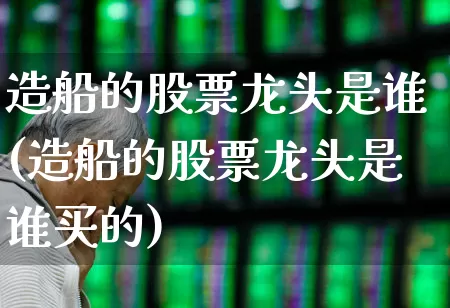 造船的股票龙头是谁(造船的股票龙头是谁买的)_https://www.xzdzcjx.com_深交所_第1张