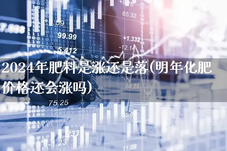 2024年肥料是涨还是落(明年化肥价格还会涨吗)_https://www.xzdzcjx.com_上交所_第1张
