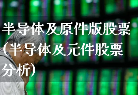 半导体及原件版股票(半导体及元件股票分析)_https://www.xzdzcjx.com_北交所_第1张