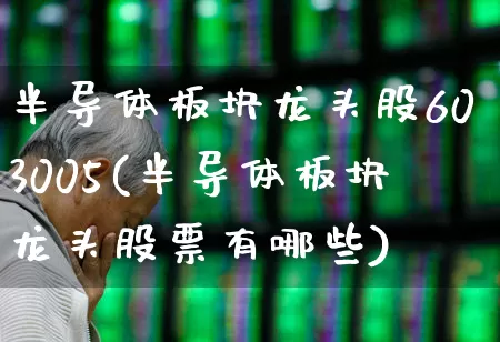 半导体板块龙头股603005(半导体板块龙头股票有哪些)_https://www.xzdzcjx.com_北交所_第1张