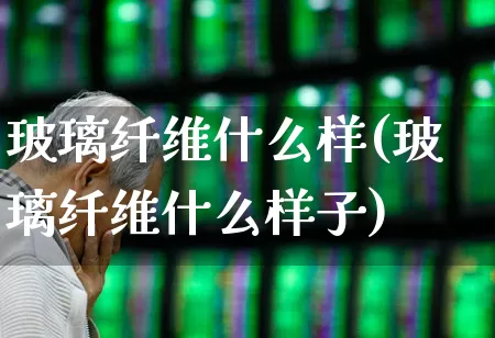 玻璃纤维什么样(玻璃纤维什么样子)_https://www.xzdzcjx.com_创业板_第1张
