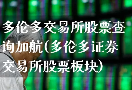 多伦多交易所股票查询加航(多伦多证券交易所股票板块)_https://www.xzdzcjx.com_上交所_第1张