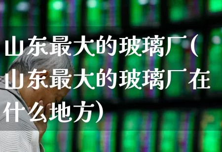 山东最大的玻璃厂(山东最大的玻璃厂在什么地方)_https://www.xzdzcjx.com_深交所_第1张