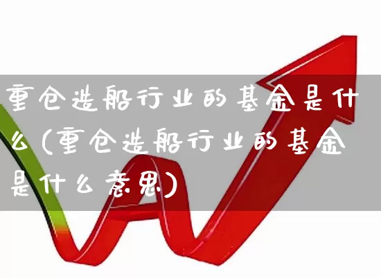 重仓造船行业的基金是什么(重仓造船行业的基金是什么意思)_https://www.xzdzcjx.com_北交所_第1张
