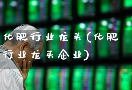 化肥行业龙头(化肥行业龙头企业)_https://www.xzdzcjx.com_科创板_第1张
