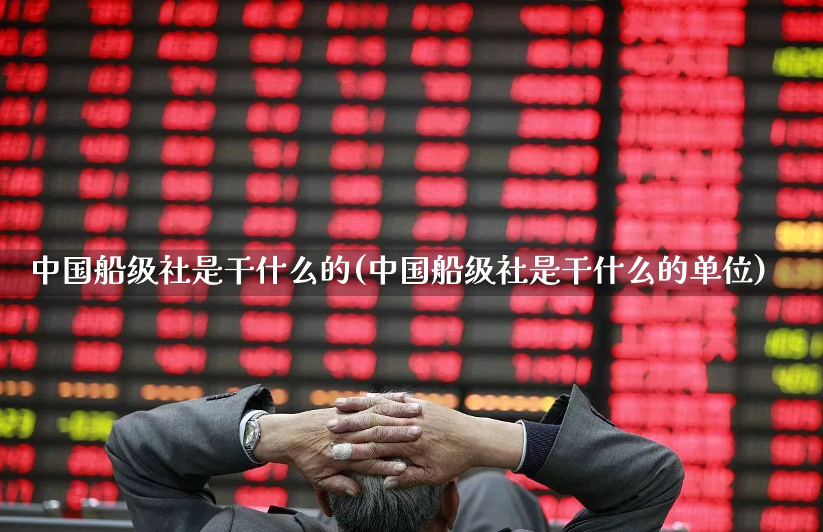 中国船级社是干什么的(中国船级社是干什么的单位)_https://www.xzdzcjx.com_创业板_第1张