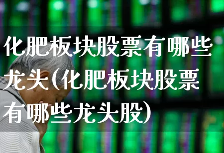 化肥板块股票有哪些龙头(化肥板块股票有哪些龙头股)_https://www.xzdzcjx.com_创业板_第1张