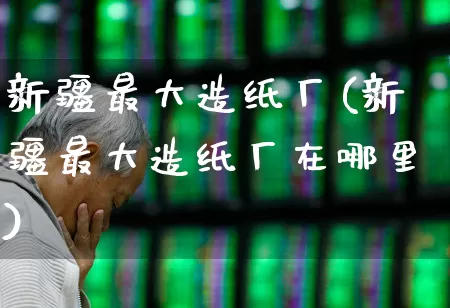 新疆最大造纸厂(新疆最大造纸厂在哪里)_https://www.xzdzcjx.com_北交所_第1张