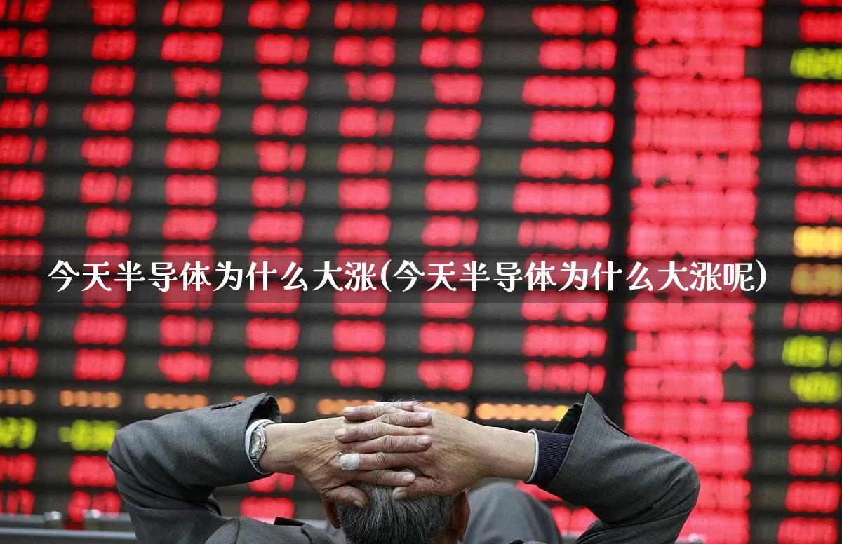 今天半导体为什么大涨(今天半导体为什么大涨呢)_https://www.xzdzcjx.com_创业板_第1张
