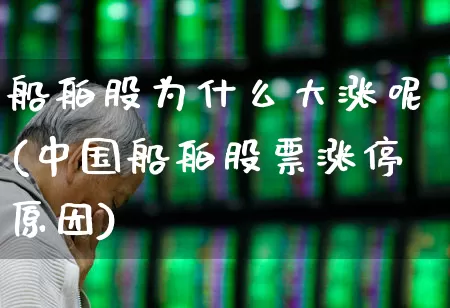 船舶股为什么大涨呢(中国船舶股票涨停原因)_https://www.xzdzcjx.com_深交所_第1张