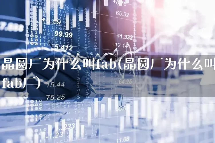 晶圆厂为什么叫fab(晶圆厂为什么叫fab厂)_https://www.xzdzcjx.com_北交所_第1张