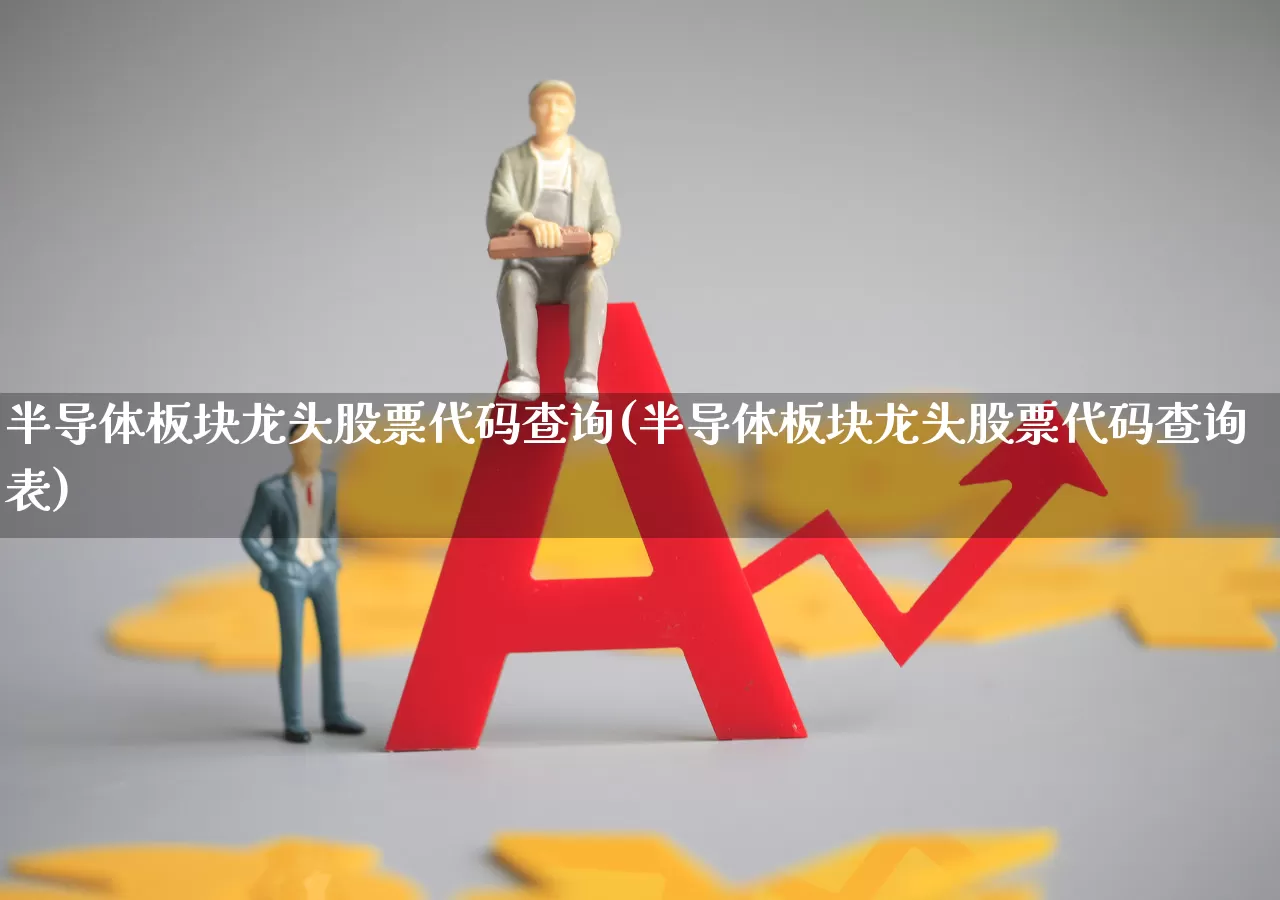 半导体板块龙头股票代码查询(半导体板块龙头股票代码查询表)_https://www.xzdzcjx.com_科创板_第1张